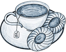 Illustration of a cup of tea